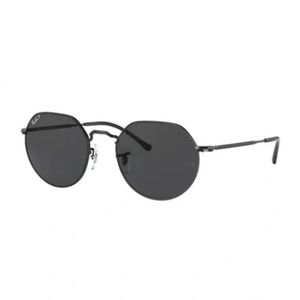 RayBan Unisex Geometric Polarized Sunglasses, Black